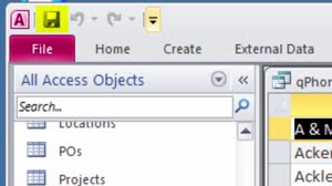 How to Add a "Save As" icon to the Quick Access Toolbar