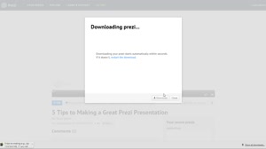 How to Download Your Prezi Presentation